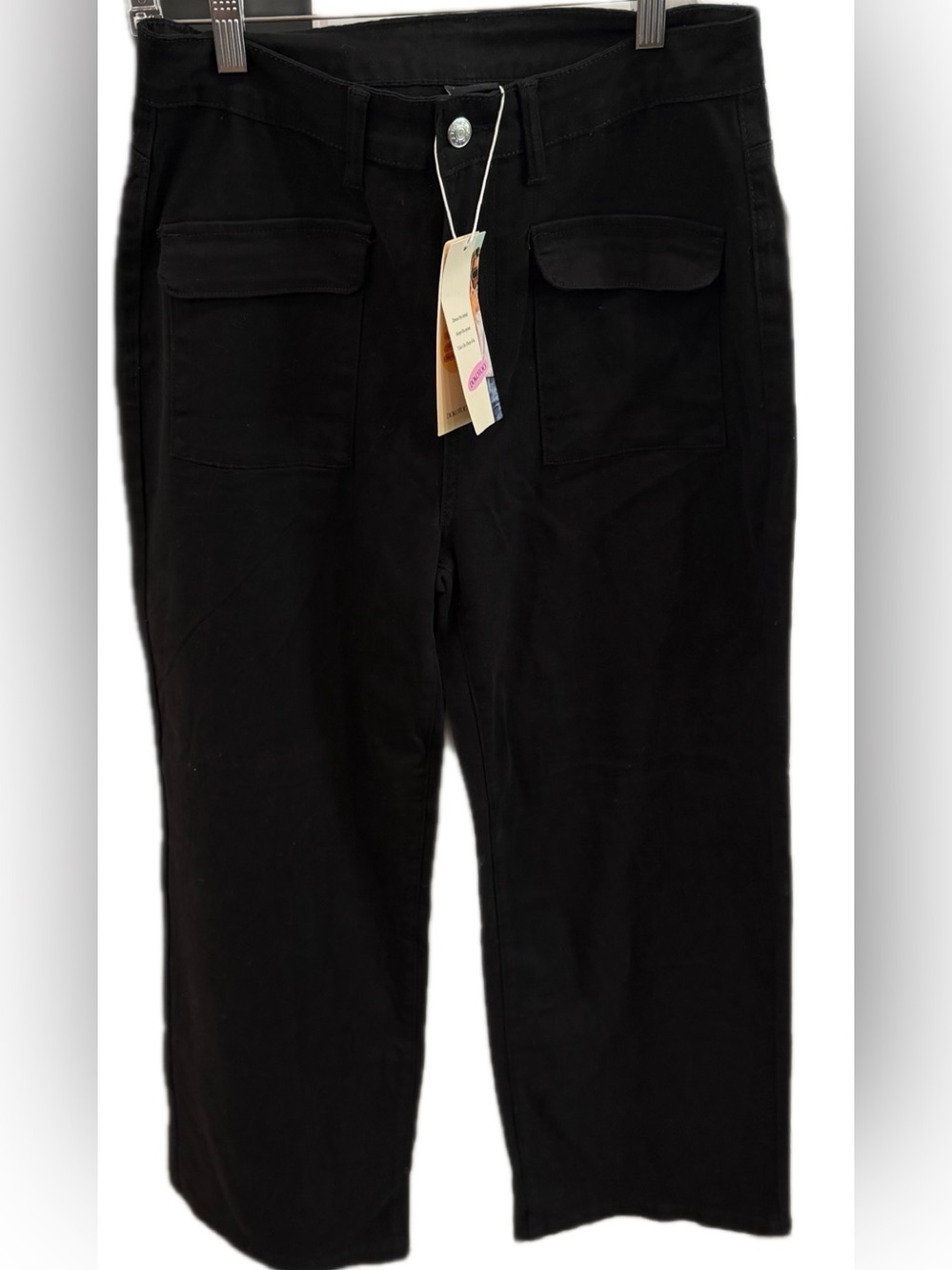 Dokotoo Women's Cargo Baggy Wide Leg High Waist Casual Stretch Pants. NWT